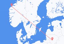 Flights from Kaunas, Lithuania to ?lesund, Norway