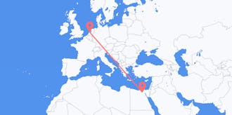 Flyg från Egypten till Nederländerna