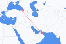 Flyrejser fra Muscat til Erzurum