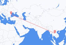 Flyreiser fra Udon Thani, Thailand til Constanța, Romania