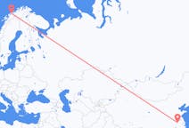 Flyreiser fra Hefei, Kina til Tromsø, Norge