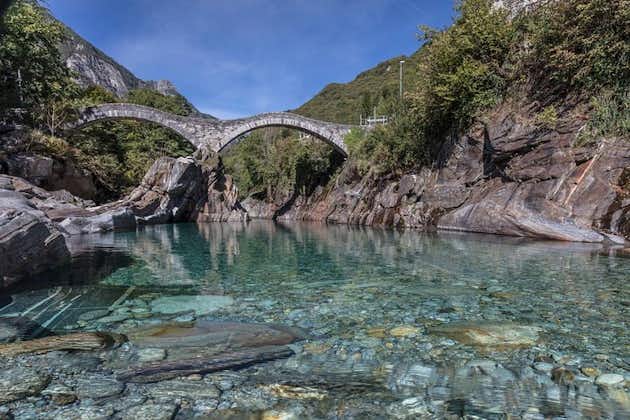 Valle Verzasca, fiume e cascata + visita guidata privata ad Ascona