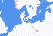 Flyg från Wrocław, Polen till Stavanger, Norge