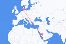Flyrejser fra Al Bahah, Saudi-Arabien til Hamborg, Tyskland
