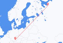 Flyg från München till Arkhangelsk