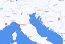 Flyrejser fra Tuzla til Nice