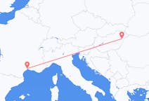 Loty z Debreczyn, Węgry z Montpellier, Francja