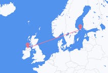 Flyreiser fra Derry, til Mariehamn
