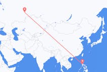 フィリピンのから マニラ、ロシアのへ エカテリンブルクフライト