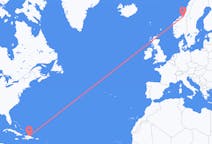 Flyrejser fra Santiago de los Caballeros til Trondheim