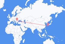 Lennot Yakushimasta, Kagoshimasta, Japani Craiovaan, Romania