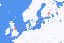 Flights from Leeds, England to Lappeenranta, Finland