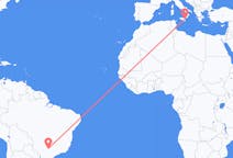 Flyreiser fra Araçatuba, Brasil til Catania, Italia