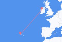 Flights from Knock, County Mayo, Ireland to Pico Island, Portugal