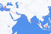 Flights from Banjarmasin, Indonesia to Chania, Greece