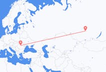 Flights from Krasnoyarsk, Russia to Târgu Mureș, Romania