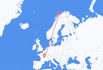 Flights from Clermont-Ferrand to Bardufoss
