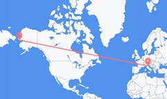 Flyrejser fra Nome, USA til Rimini, Italien