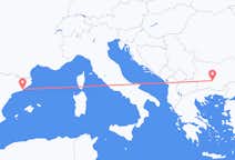 Vluchten van Plovdiv, Bulgarije naar Barcelona, Spanje