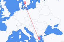 Flights from Angelholm to Athens