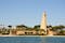 Monument to the Sailor of Italy, Brindisi city, Apulia, southern Italy.