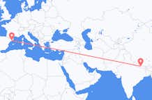 Flyg från Katmandu till Barcelona