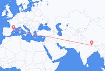 Flug frá Kathmandu til Barselóna