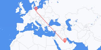 Flights from Saudi Arabia to Germany