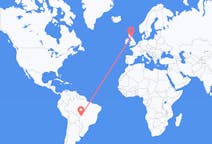 Flyreiser fra Cuiabá, Brasil til Edinburgh, Skottland