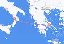 从拉默齐亚温泉飞往雅典的航班