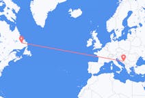 Flyg från Happy Valley-Goose Bay, Kanada till Sarajevo, Bosnien och Hercegovina