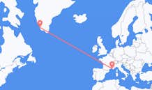 Flyg från Marseille, Frankrike till Paamiut, Grönland