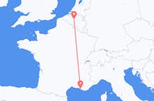 Flyreiser fra Brussel, Belgia til Marseille, Frankrike