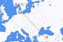 Flights from Kristiansand, Norway to Kayseri, Turkey