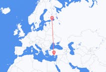 Flyreiser fra St. Petersburg, Russland til Gazipaşa, Tyrkia