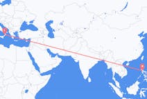 Flyreiser fra Manila, til Lamezia Terme