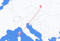 Vluchten van Figari, Frankrijk naar Katowice, Polen