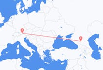 Flyrejser fra Mineralnye Vody, Rusland til Innsbruck, Østrig