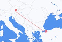 Flights from Bursa, Turkey to Graz, Austria