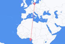 Flyreiser fra São Tomé, til Berlin