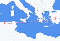 Loty z Satif, Algieria z Denizli, Turcja