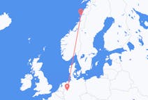 ノルウェーのサンドネスジョーエンよりから、ドイツのドルトムントまでのフライト