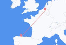 Flyg från Asturien, Spanien till Brysselregionen, Belgien