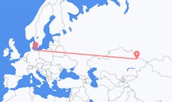 카자흐스탄 세메이에서 출발해 독일 로스톡으로(으)로 가는 항공편