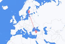 Flyreiser fra Åbo, Finland til Nevsehir, Tyrkia