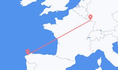 Flights from Saarbrücken, Germany to A Coruña, Spain