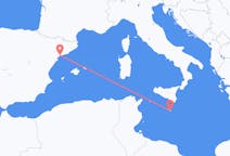 Flyreiser fra Reus, Spania til Malta, Malta