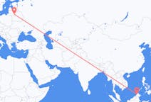 Flyrejser fra Kota Kinabalu til Vilnius