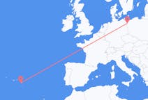 Flights from Szczecin, Poland to Ponta Delgada, Portugal