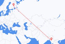 Flights from Bagan, Myanmar (Burma) to Joensuu, Finland